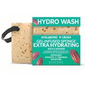 Eponge de bain au gel nettoyant acide hyaluronique + cacao