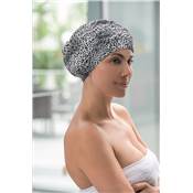 Bonnet de Bain Lopard Noir & Blanc