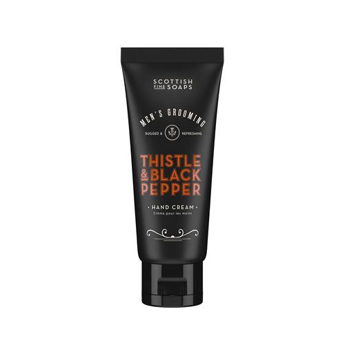 Crème Mains et Ongles Chardon Poivre Noir 100ml - Scottish Fine Soaps
