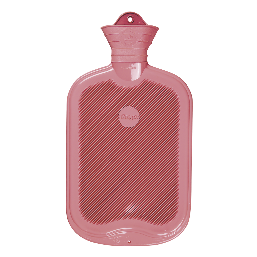 Bouillotte à eau en Caoutchouc - Rose